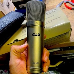 CAD GXL2200 Condenser Cable Professional Microphone, with shock mount
